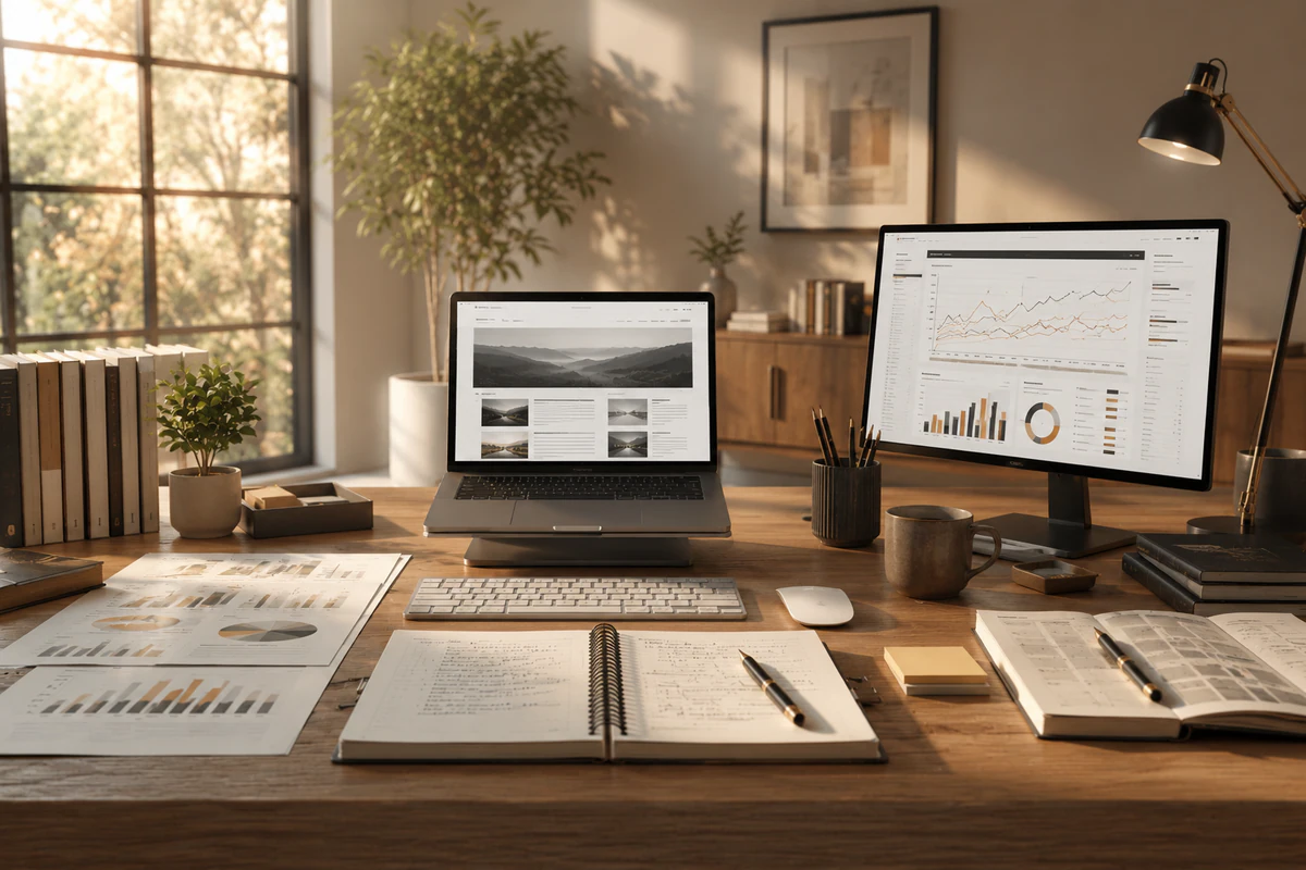 SEO content strategy dashboard