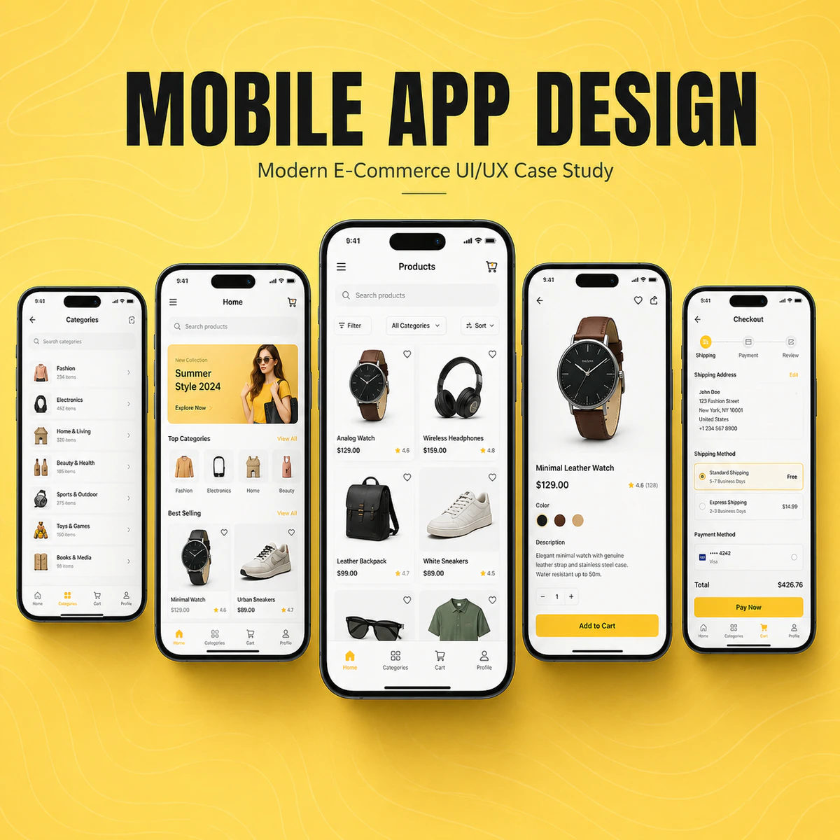 Modern app dashboard interface